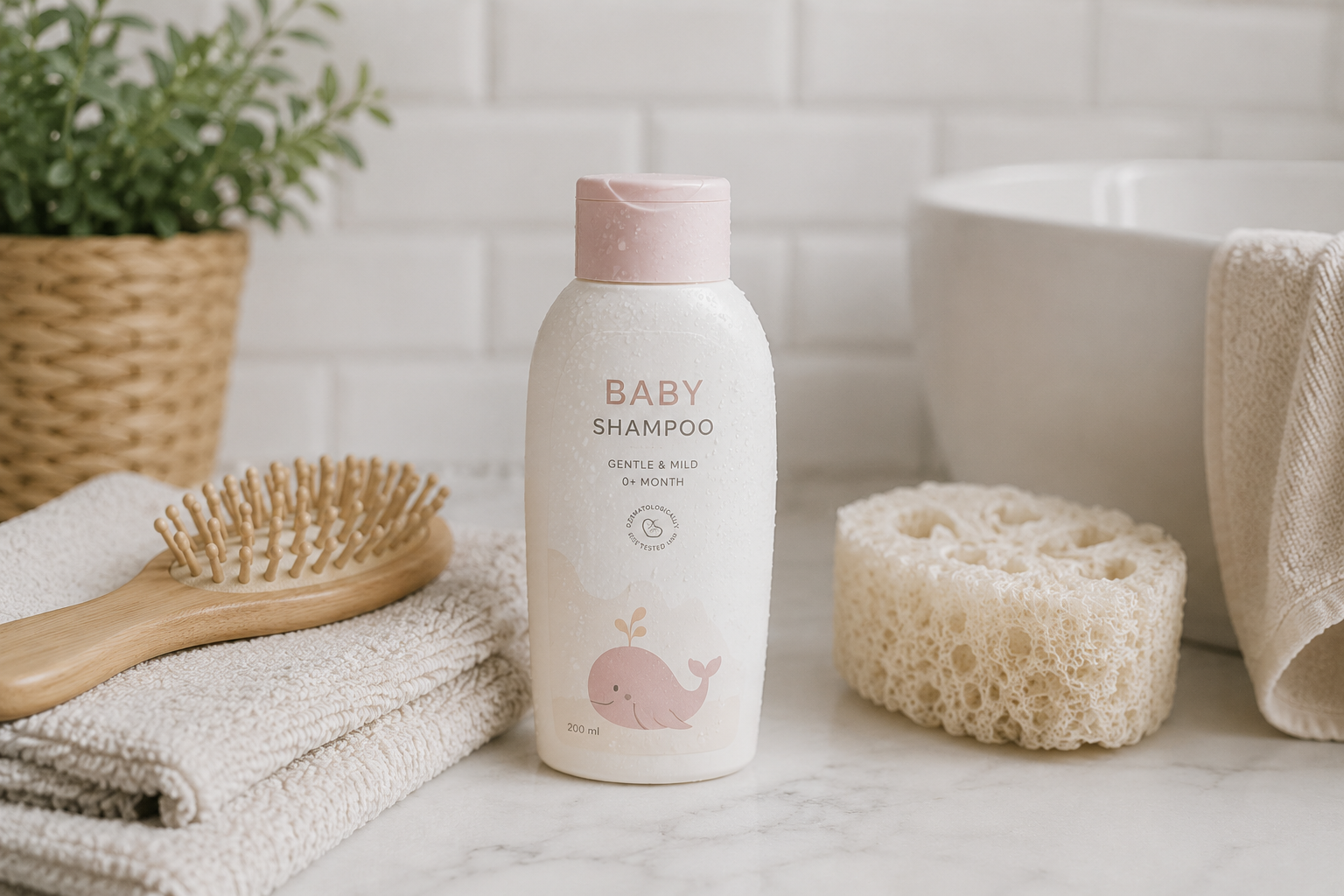 SPA chvíle s dětským šamponem